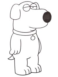 Hunden Brian Griffin (Familien Griffin)