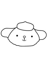 Pompompurin sitt hodet