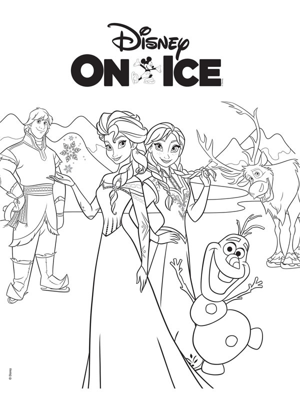 Disney On Ice: Frost Fargeleggingsside