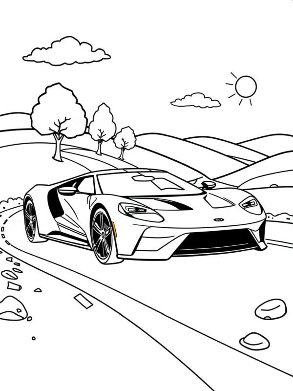 Ford GT Fargeleggingsside