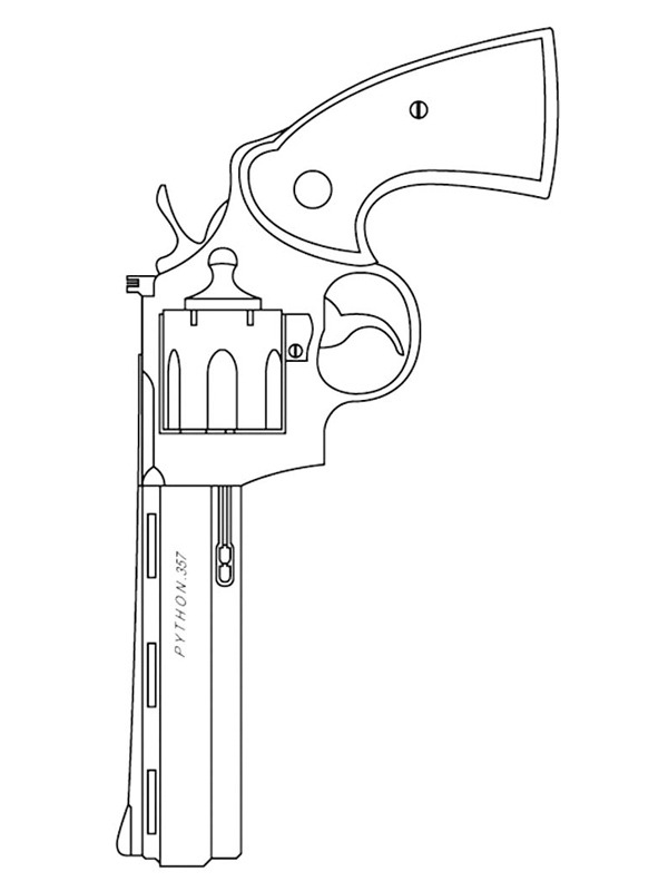 Python 357 Magnum Fargeleggingsside