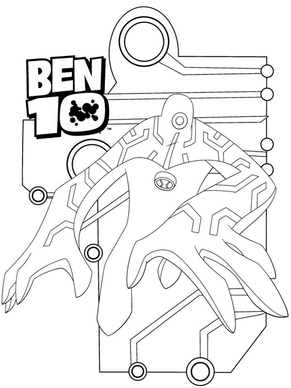 Upgrade Ben10 Fargeleggingsside